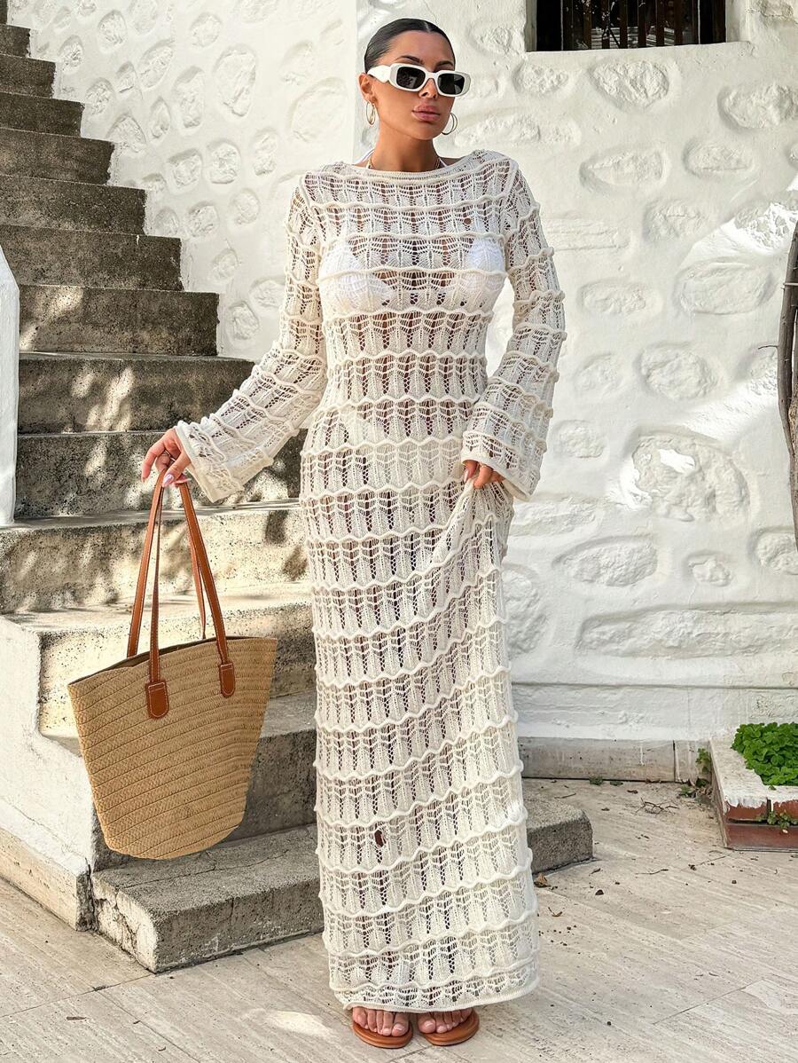 langes Strandkleid