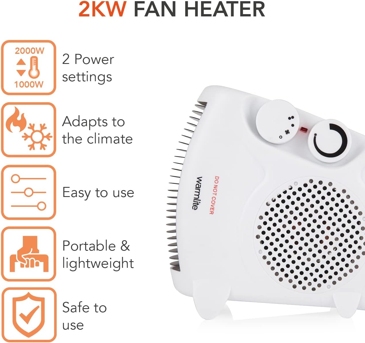 Thermo Fan Heater 2000W