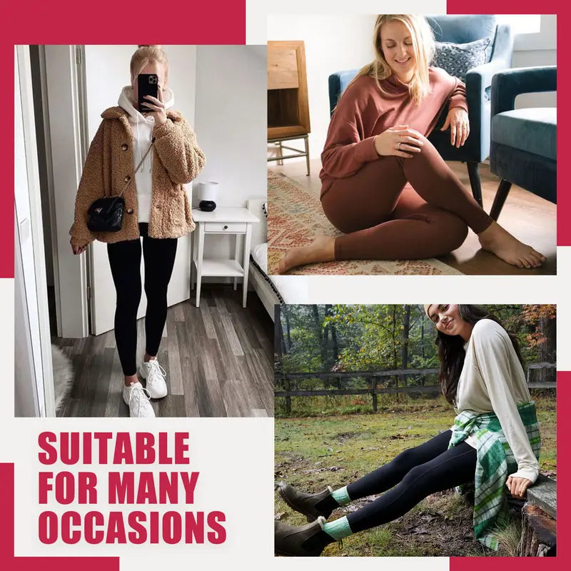 Fleece Leggings, 2 per Pack