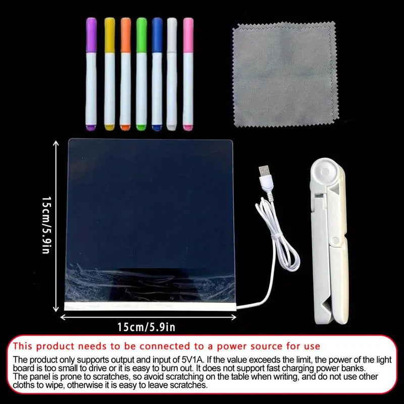 Rewritable Acrylic Message Board