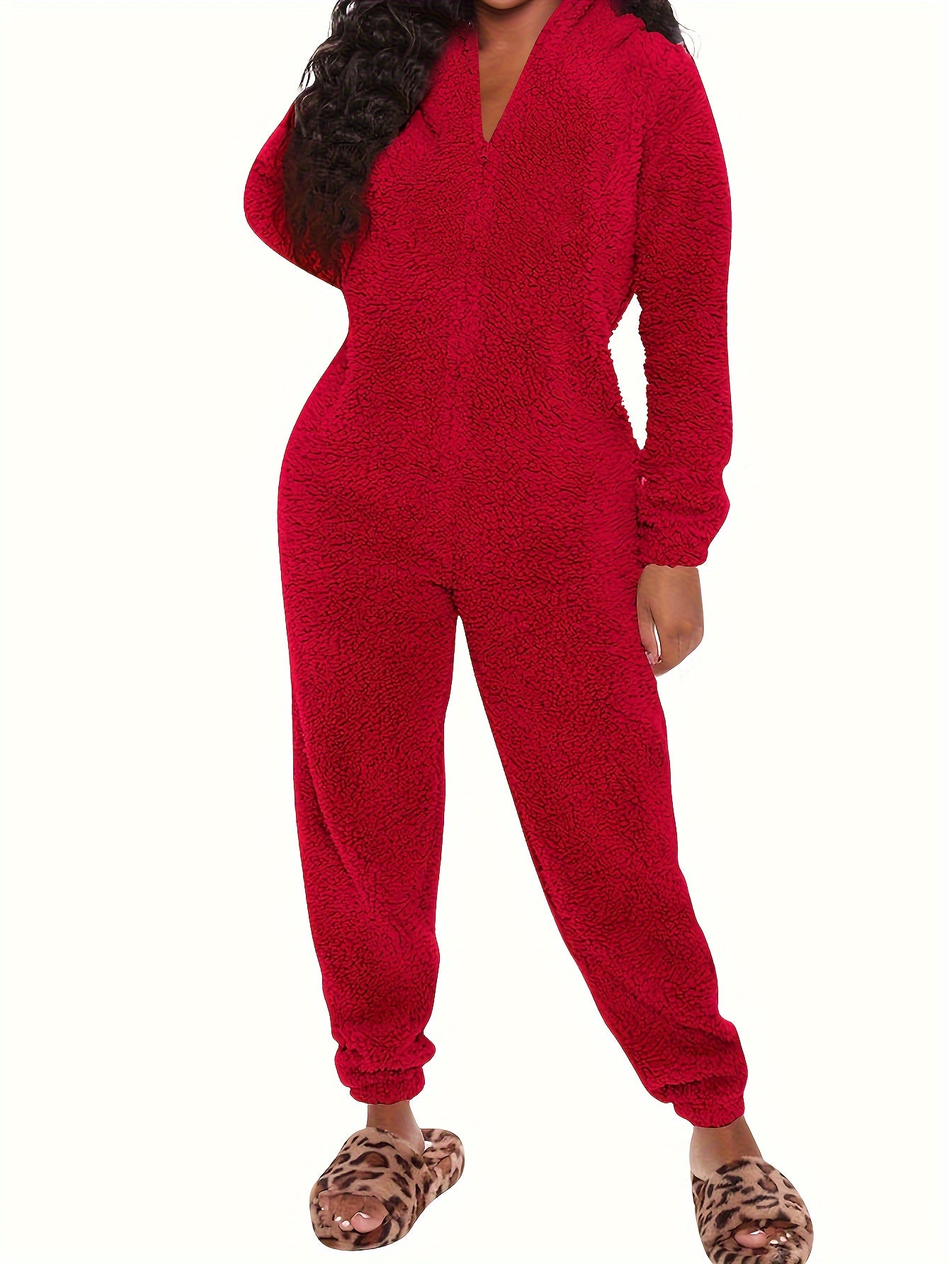 Fleece Pajama Jumpsuit