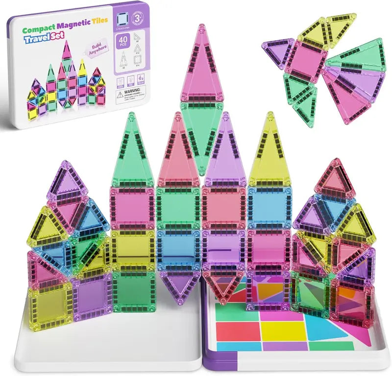 Mini Magnetic Tiles Building Blocks