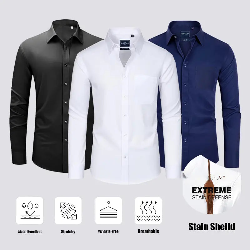 Stain Long Sleeve Shirts