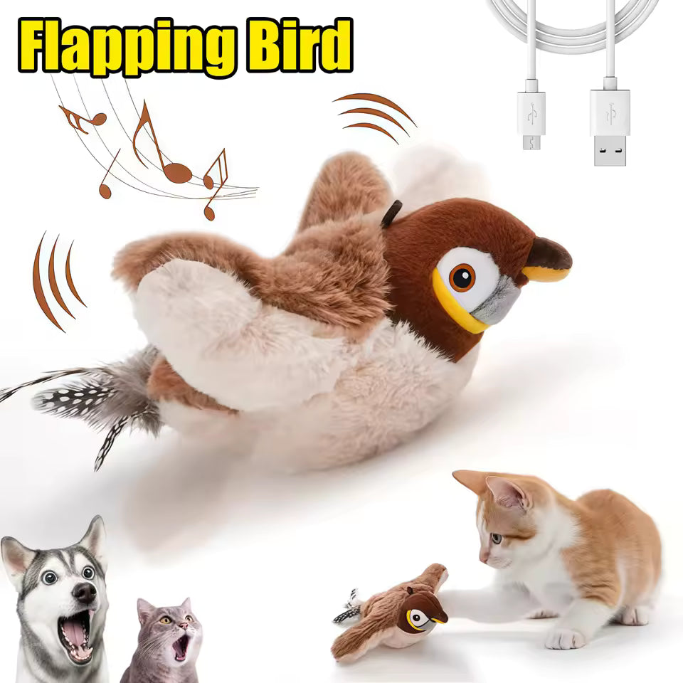 Flying Bird Cat Toy
