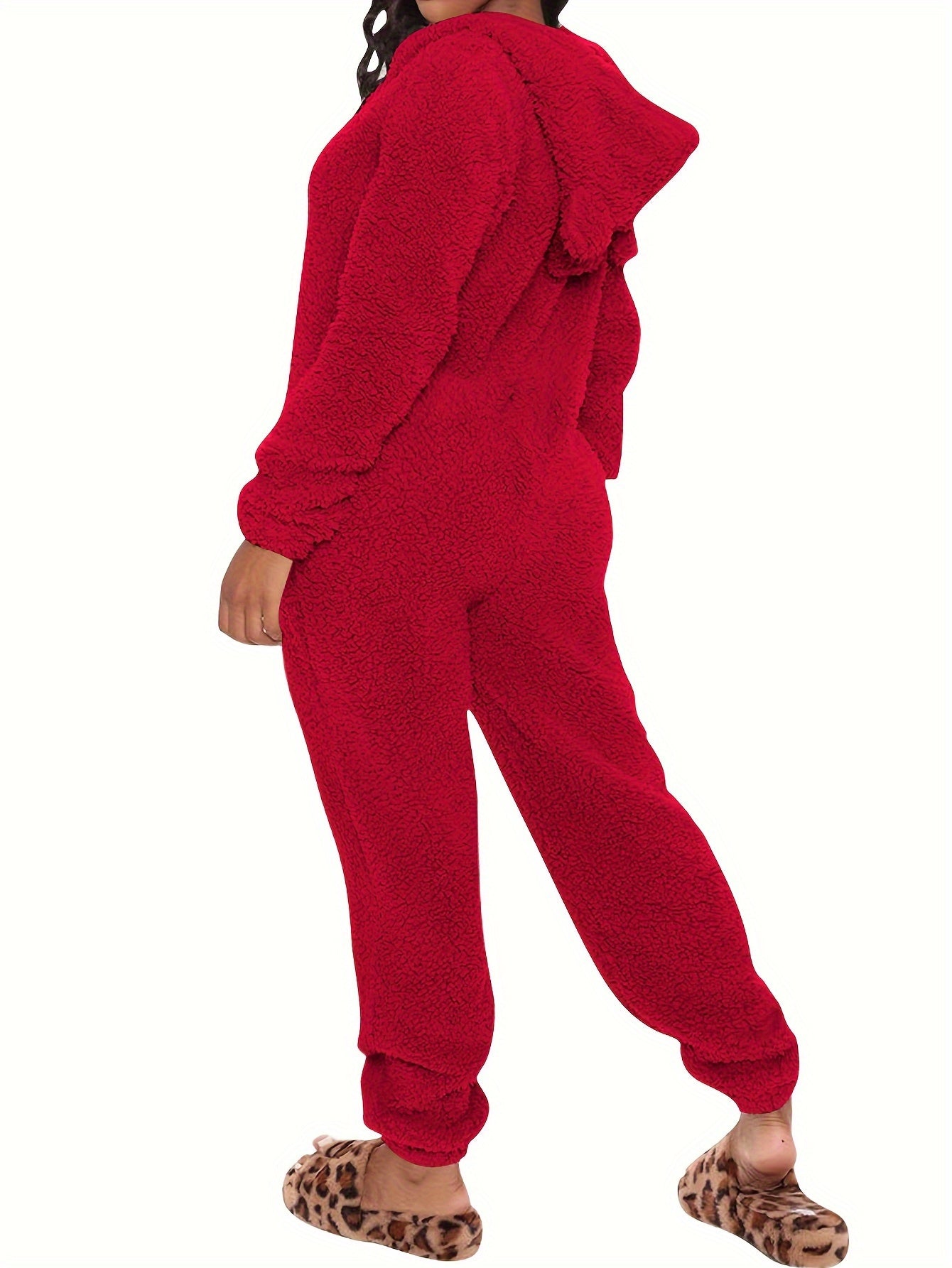 Fleece Pajama Jumpsuit