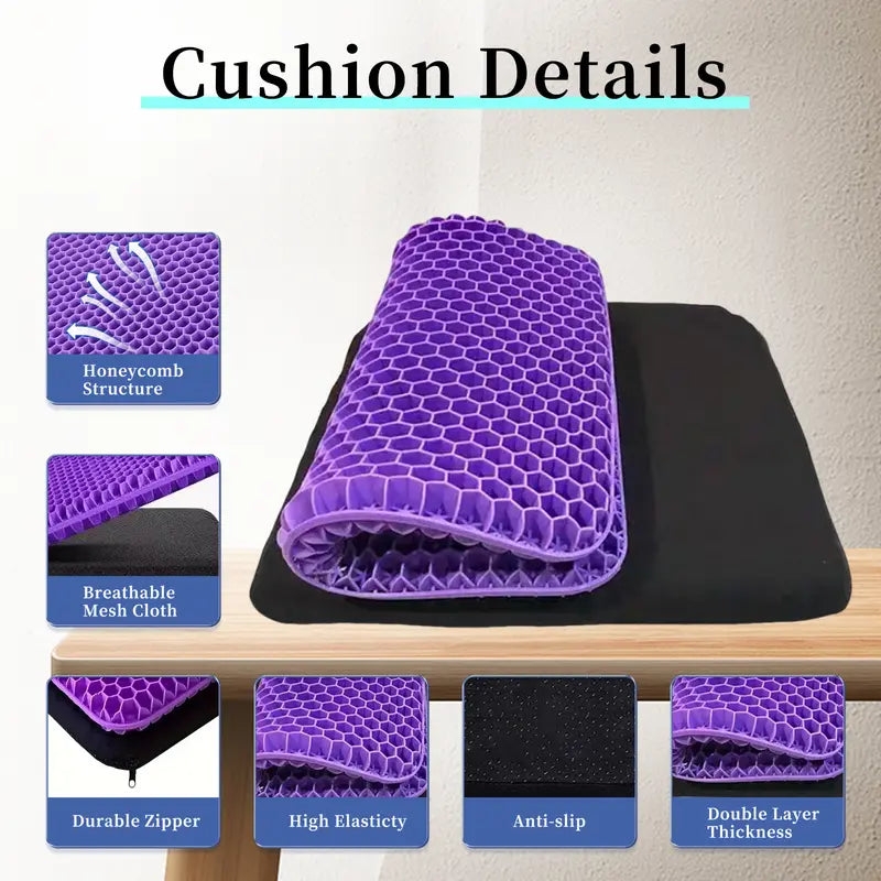 Gel seat cushion