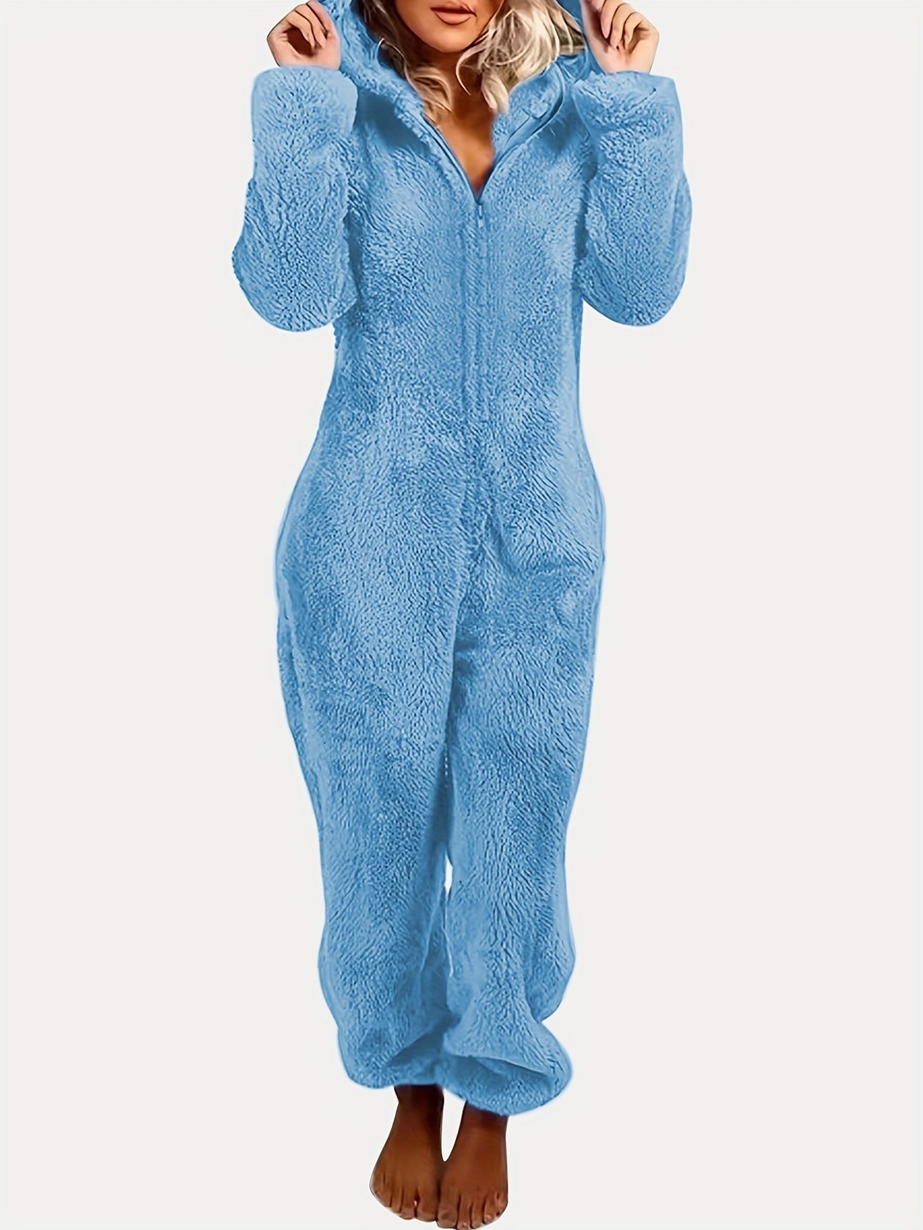 Fleece Pajama Jumpsuit