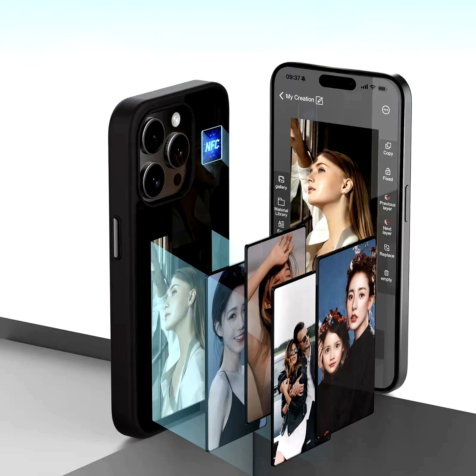 Case E-Ink NFC for iPhone