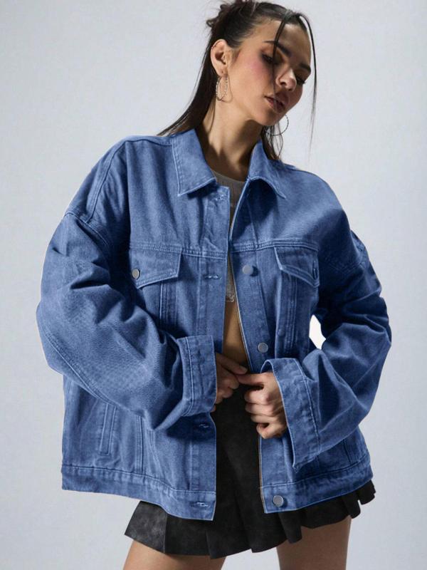 Denim fall jacket