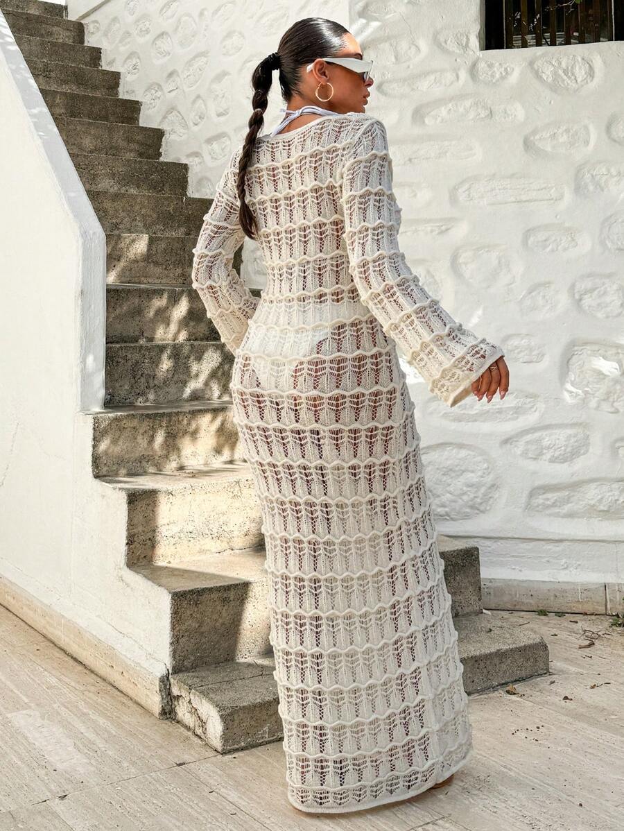 langes Strandkleid