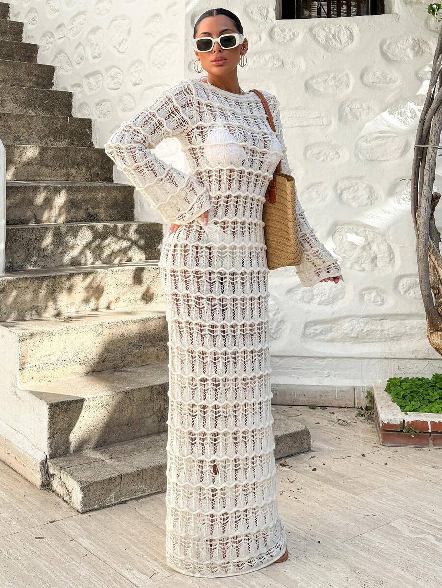langes Strandkleid