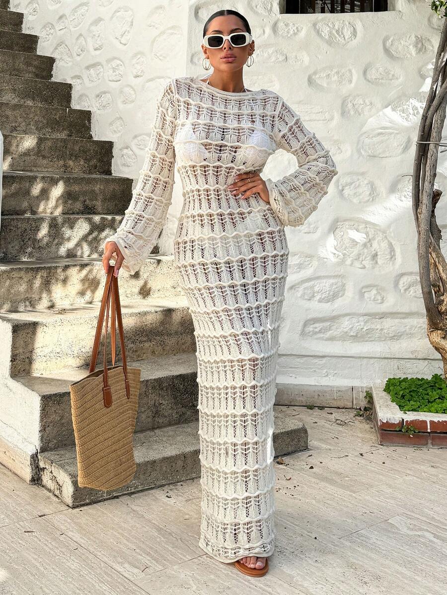 langes Strandkleid