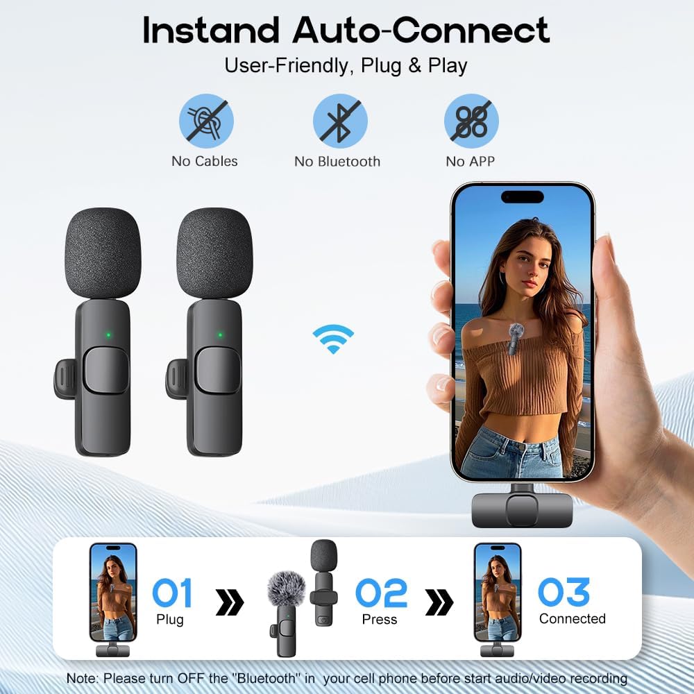 Lavalier Microphone for iPhone