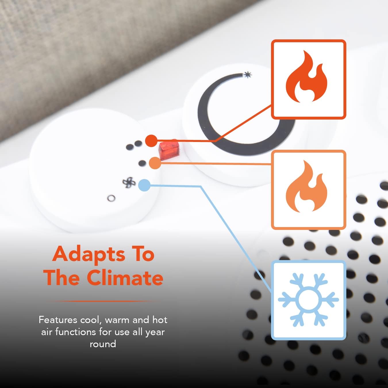 Thermo Fan Heater 2000W