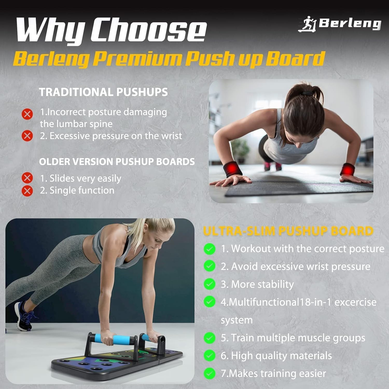 Solid Push Up Board