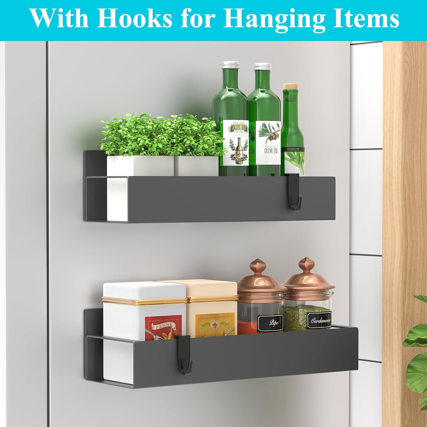 Metal 4 Pack Magnetic for Refrigerator