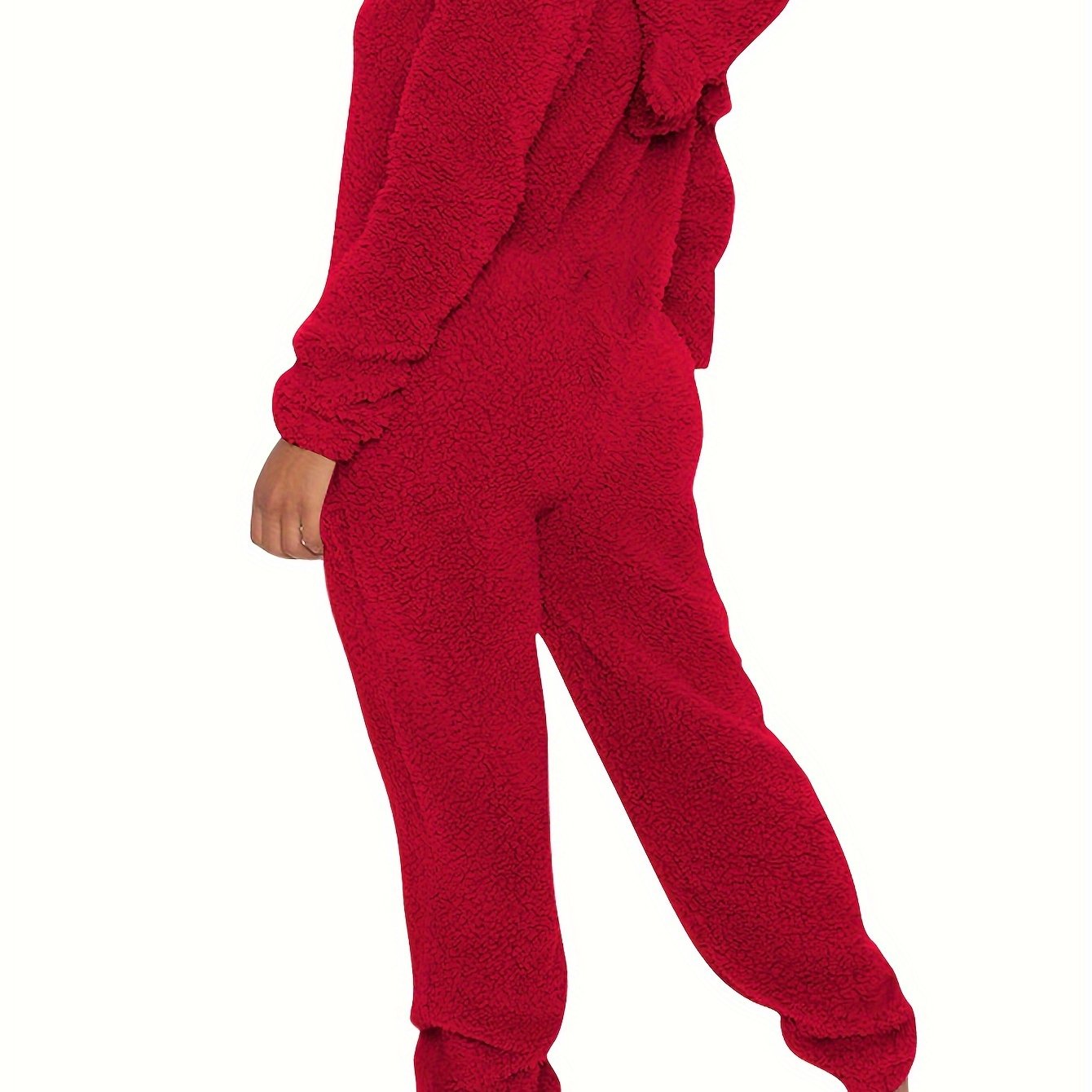 Fleece Pajama Jumpsuit