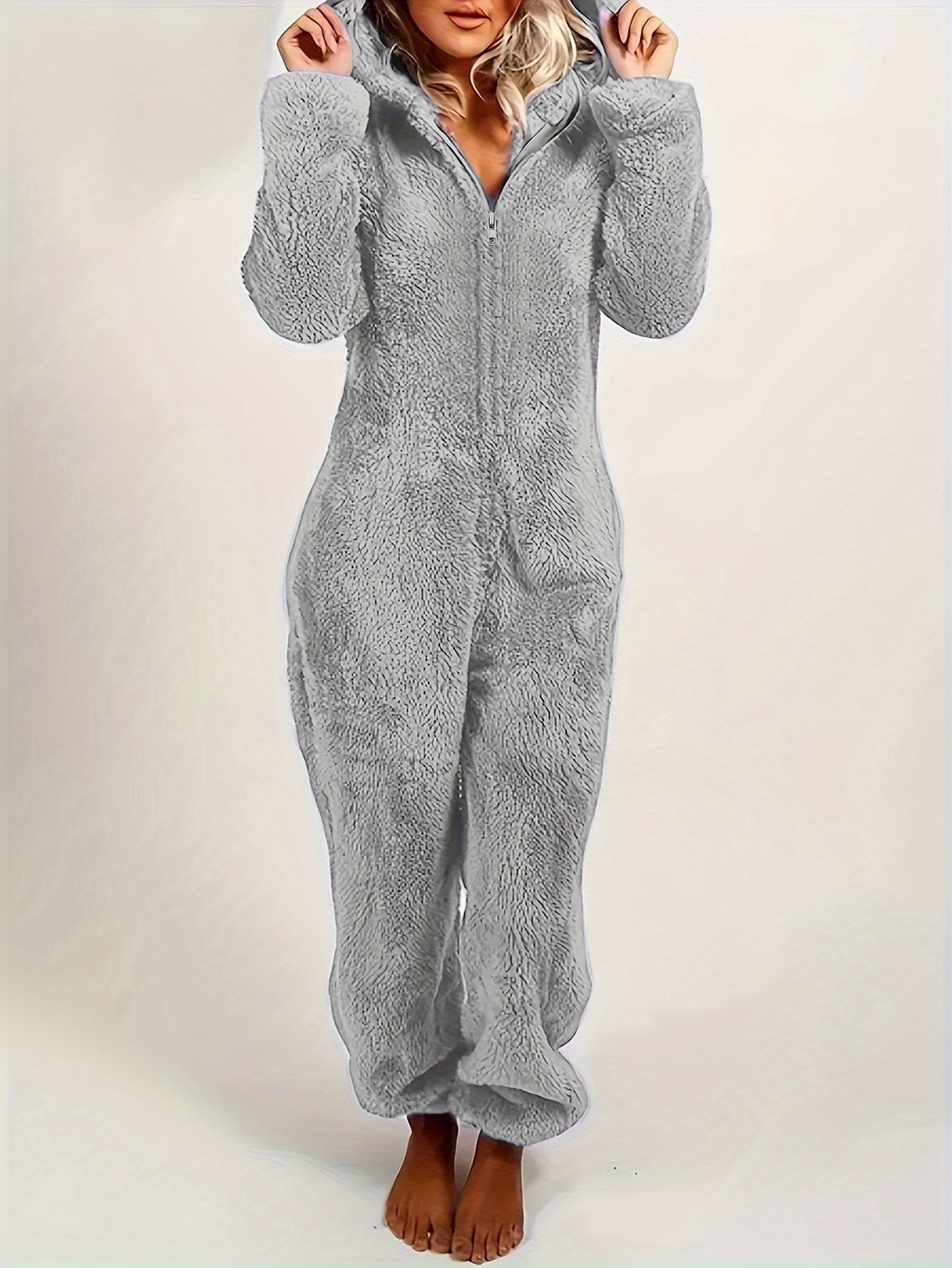 Fleece Pajama Jumpsuit