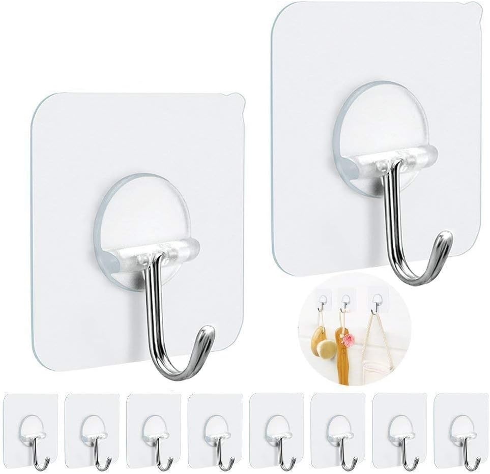 Adhesive Wall hooks Pack of 5