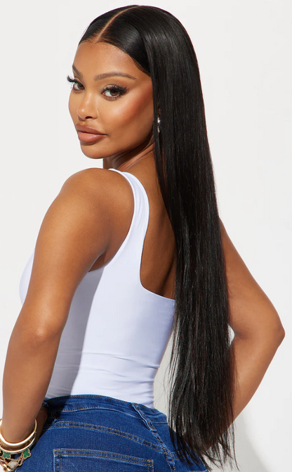 Square Neck Sleeveless Bodysuit