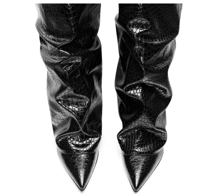 Schwarze Stiefel