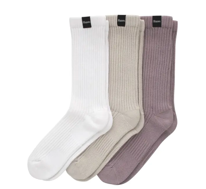 Hanes Supersoft Slouch Crew Socks