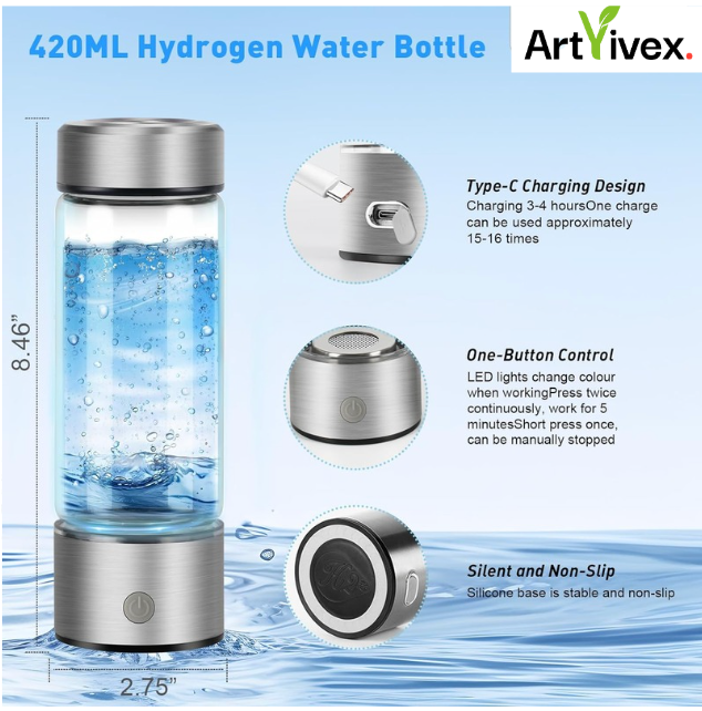 Artivex+ Hydrogen Water Bottle (diabetes)