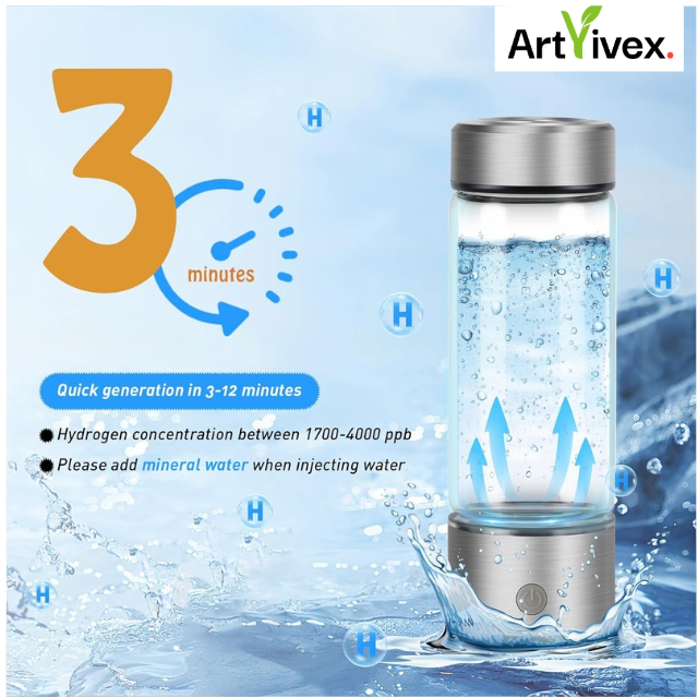 Artivex+ Hydrogen Water Bottle (diabetes)