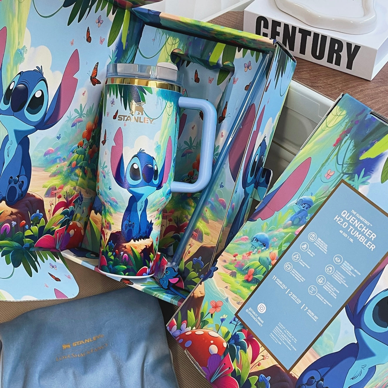 1,2 l Stitch-Becher, der im Dunkeln leuchtet