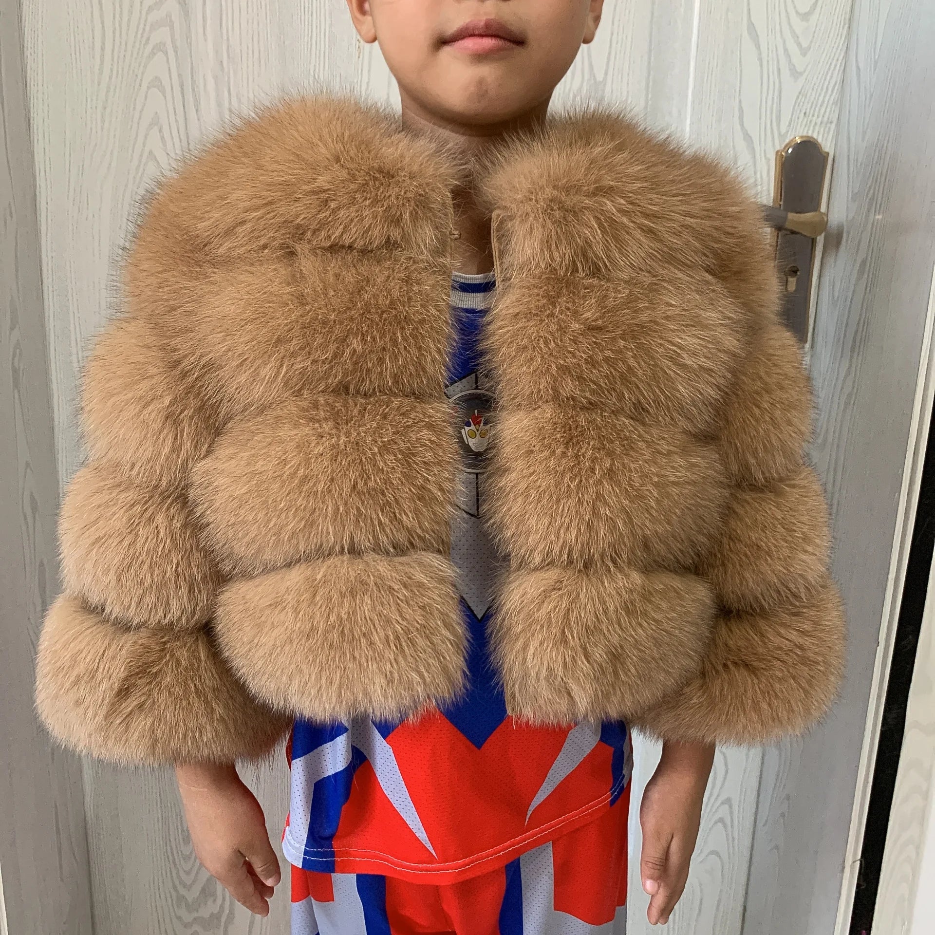 Kinder Pelzjacke