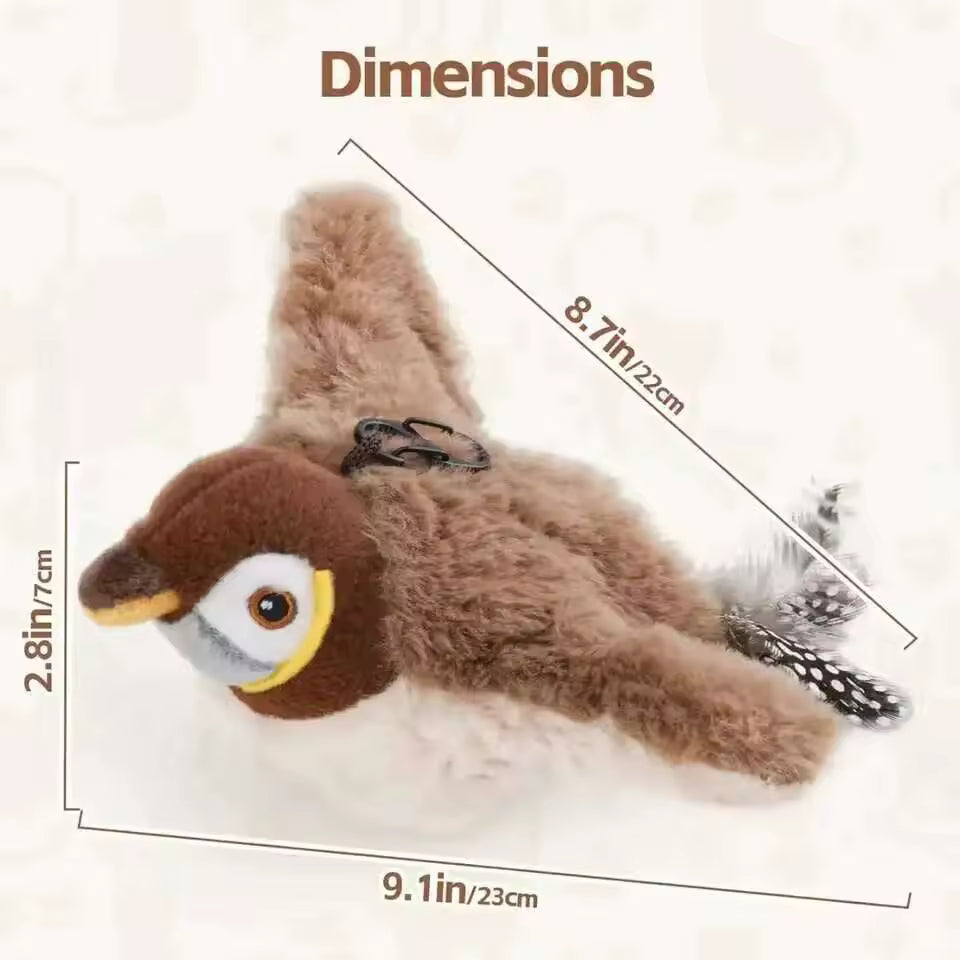 Flying Bird Cat Toy