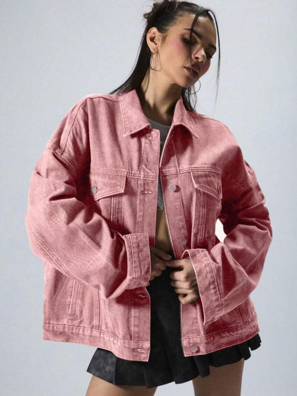 Denim fall jacket