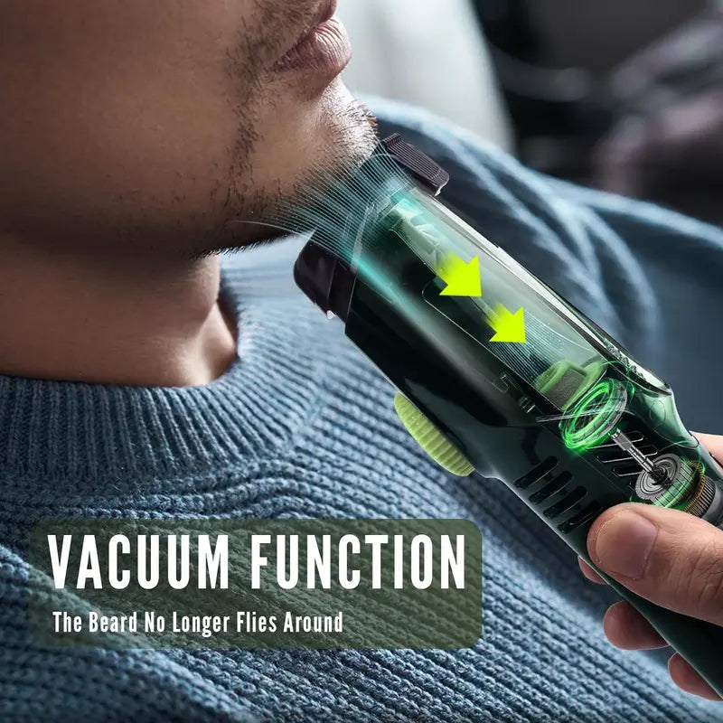 Vacuum Beard Shaver
