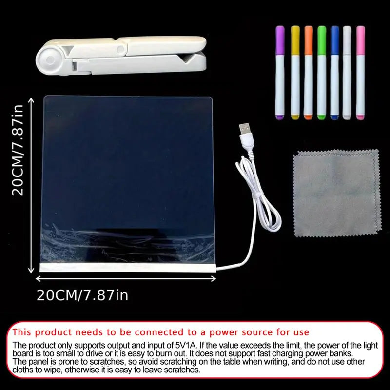 Rewritable Acrylic Message Board